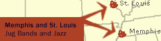 Memphis and St. Louis: Jug Bands and Jazz